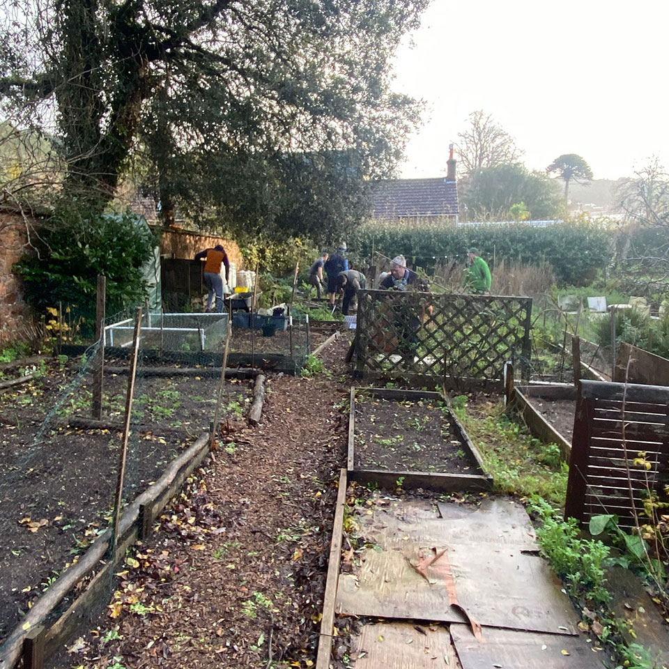 Support at the Allotment from The Lost Boys